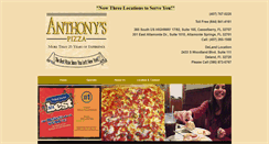 Desktop Screenshot of papaanthonyspizza.com
