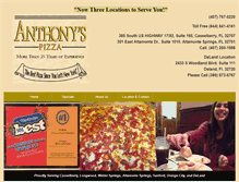 Tablet Screenshot of papaanthonyspizza.com